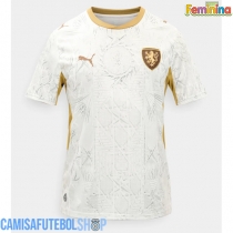 Camisa de time de futebol República Checa Replicas 2º Equipamento Feminina Mundo 2026 Manga Curta